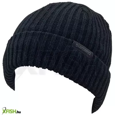 Shimano Apparel Breath Hyper Knit Watch Regular Téli Sapka Fekete