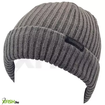 Shimano Apparel Breath Hyper Knit Watch Regular Téli Sapka Szürke