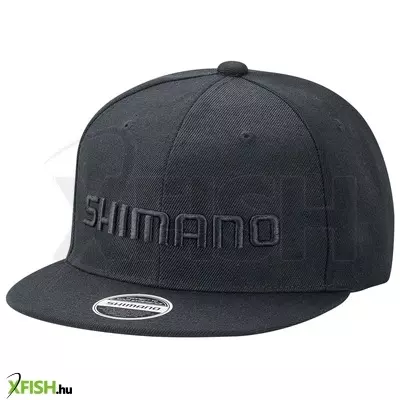 Shimano Apparel Flat Cap Regular Baseball Sapka Fekete