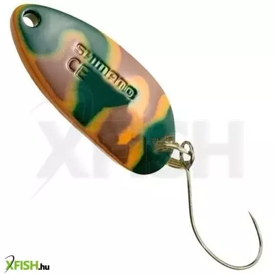 Shimano Cardiff Roll Swimmer Camo Villantó Mustard Green Camo 28mm 2,5g 1db/csomag