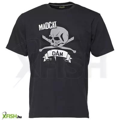 Madcat Skull Tee Black Koponya mintás fekete póló L