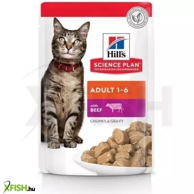 Hills science plan feline adult beef cig alutasak 12x85g multipack