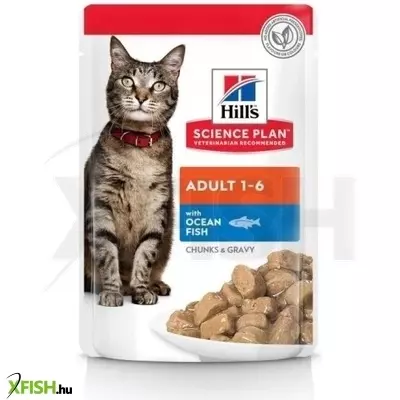Hills science plan feline adult ocean fish cig alutasak 12x85g multipack