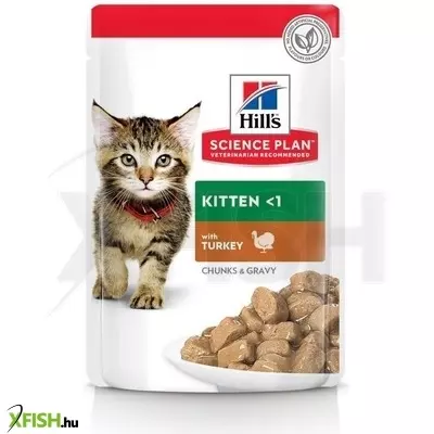 Hills science plan feline kitten turkey cig alutasak 12x85g multipack