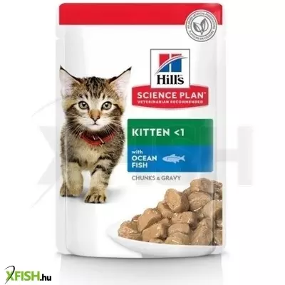 Hills science plan feline kitten ocean fish cig alutasak 12x85g multipack