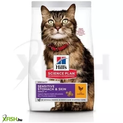 Hills science plan feline adult sensitive stomach & skin 1,5kg