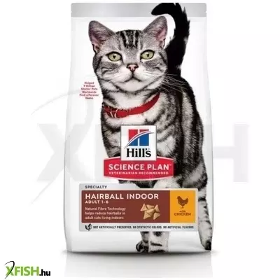 Hills science plan feline adult hairball & indoor chicken 300 g