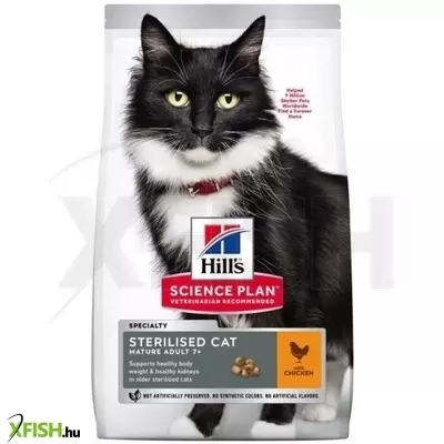 Hills science plan feline mature sterilizedcat chicken 3 kg