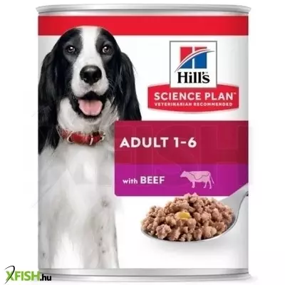 Hills science plan canine adult beef konzerv 370 g