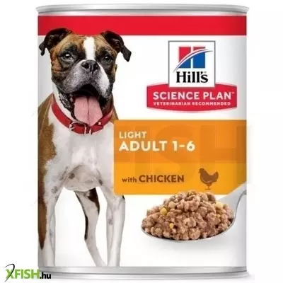 Hills science plan canine adult light chicken konzerv 370 g