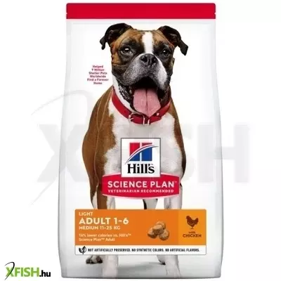 Hills science plan canine adult light chicken 2,5 kg
