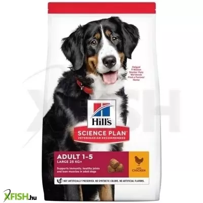 Hills science plan canine adult large breed 18 kg breb
