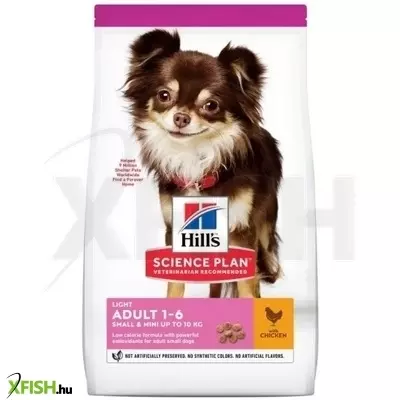 Hills science plan canine adult small & miniature light chicken 6 kg