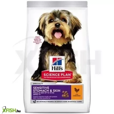 Hills science plan canine adult small & miniature sensitive stomach & skin 3 kg