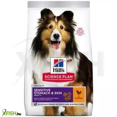 Hills science plan canine adult sensitive stomach & skin 14 kg