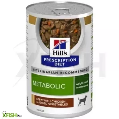 Hills PD canine metabolic chicken & vegetables stew 156g