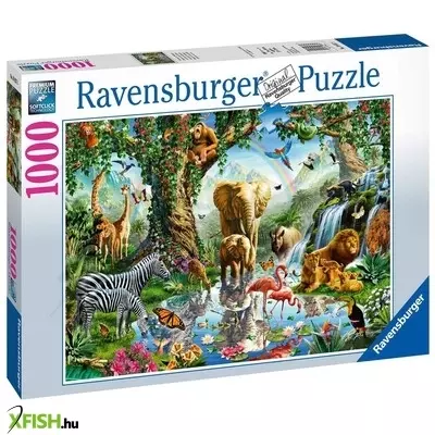 Ravensburger puzzle 1000 db - dzsungelkaland