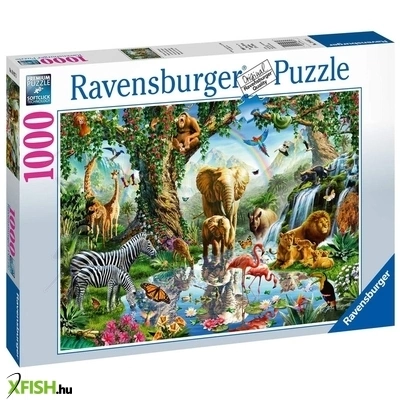 Ravensburger puzzle 1000 db - dzsungelkaland