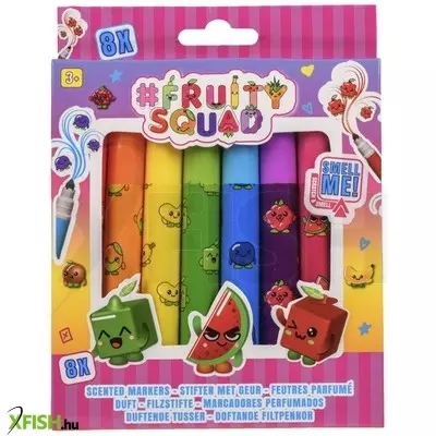 slammer fruitysquad - illatos vastag filctoll 8 db /csomag