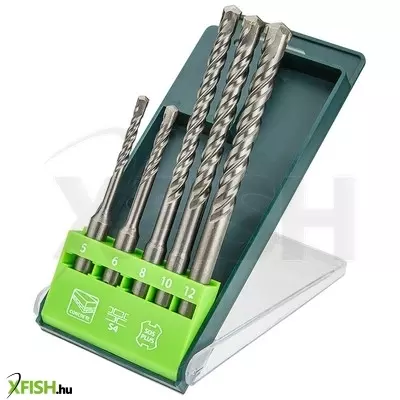 Neotools betonfúró készlet sds plus 5db. - 5, 6 x110mm + 8, 10, 12 x160mm