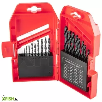 Neotools csigafúró készlet 19db, 1-10mm