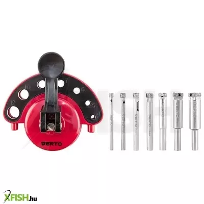 Neotools gyémánt fúrókészlet 8db 5-12mm fúrószár, fúrószár vezető