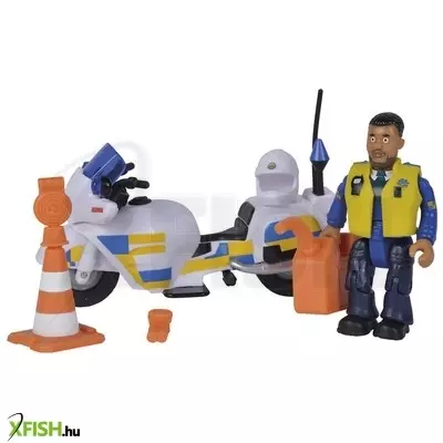 simba sam rendőrségi motor figurával