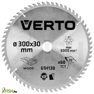 Neotools körfűrészlap keményfém fogakkal, 300x30mm, 60 fog