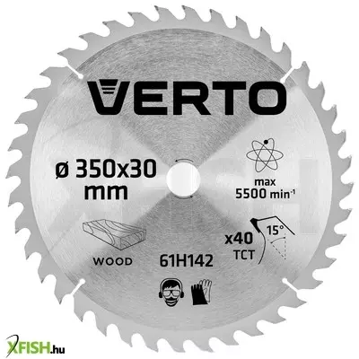 neotools körfűrészlap keményfém fogakkal, 350x30mm, 40 fog