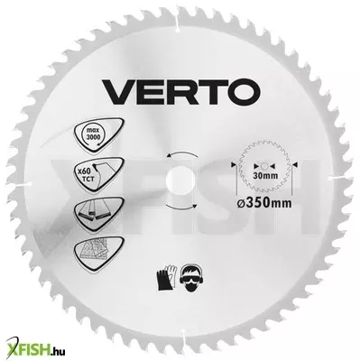 Neotools körfűrészlap keményfém fogakkal, 350x30mm, 60 fog
