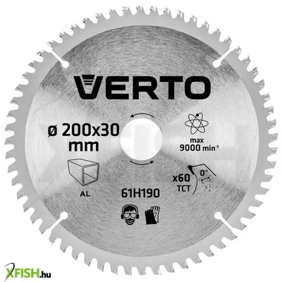Neotools körfűrészlap aluminiumhoz, keményfém, 200x30mm, 60 fog