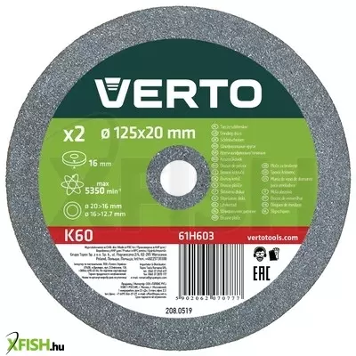 Neotools köszörűkorong 125mm 2db