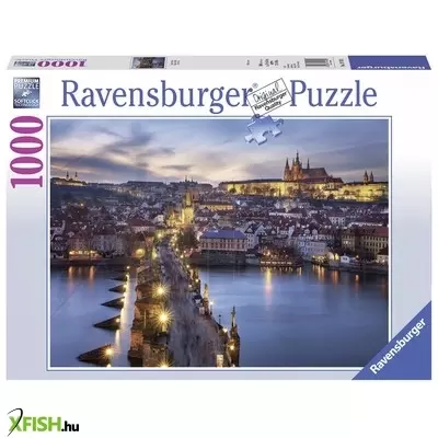 Ravensburger puzzle 1000 db - prága éjjel