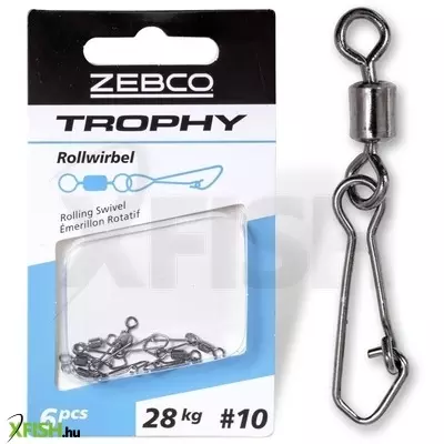 Zebco Trophy Rolling Forgókapocs 14-es 24mm 20Kg 8db/csomag