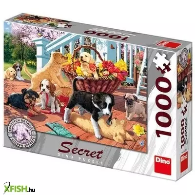 Dino kutyusok 1000 darabos puzzle