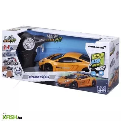 Maisto tech távirányítós autó - 1 /24 mclaren 12c gt3