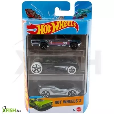 Hot wheels kisautó 3 darabos készlet - többféle