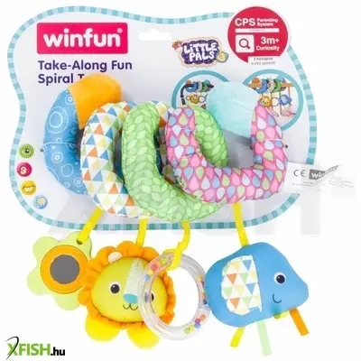 winfun kiságyra, babakocsira tekerhető plüss