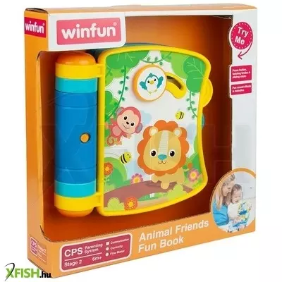 winfun dzsungel barátok mesekönyv bébijáték
