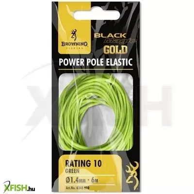 6,00m Browning Black Magicz Gold Power Elastic zöld 1,4mm tömör gumi rakós bothoz