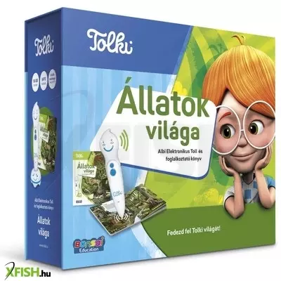 Tolki- állatok világa szett (könyv +toll)