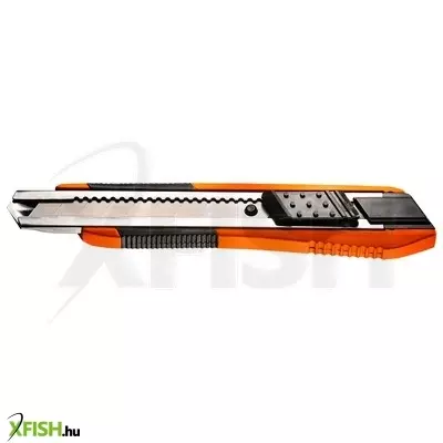 Neotools törhető pengés kés 18mm, puha markolat, fém vezetősín