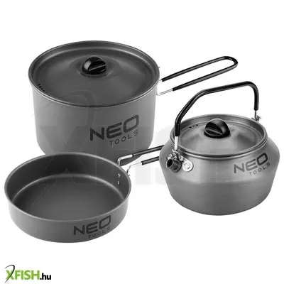 Neotools Kemping Főzőedény Készlet 3 Részes