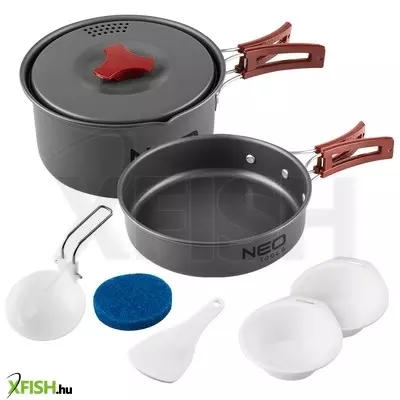 Neotools Kemping Főzőedény Készlet 7 Részes