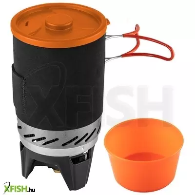 Neotools kemping főzőkészlet alu edény, gázégő, műanyag tál, 3az1-ben