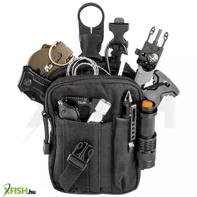 neotools túlélőkészlet, 14 az 1-ben, gyöngyvászon tokban