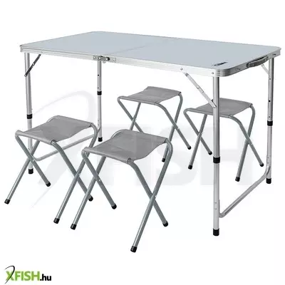 neotools kempingasztal 4 székkel, összecsukható, tokban