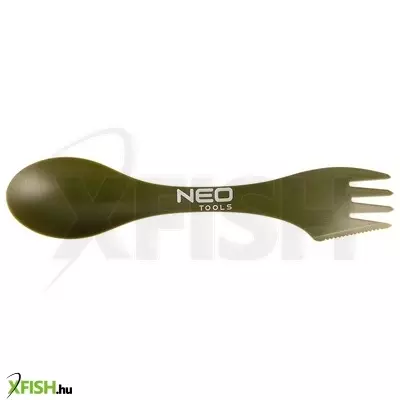 Neotools kemping evőeszköz, 3 az 1 ben, abs műanyag