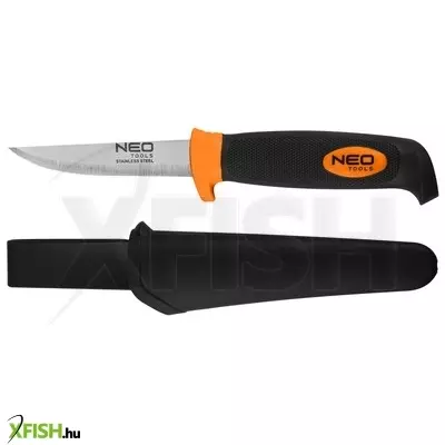 Neotools univerzális kés, rozsdamentes penge, 2k nyél, műanyag tok