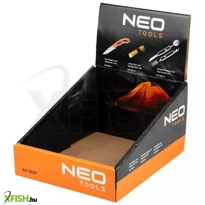 Neotools papírdisplay, kés, zseblámpa stb termékekhez